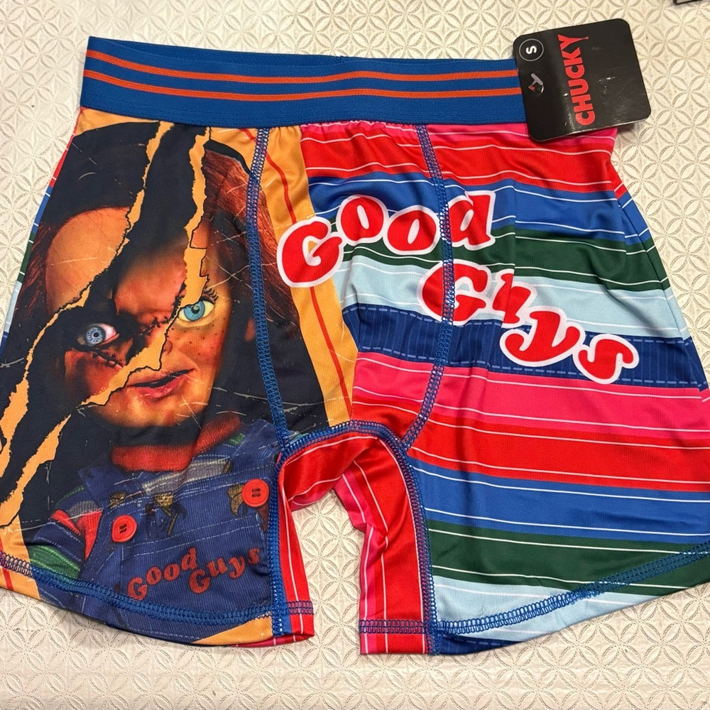 Chucky Wanna Play Boxers Hot Topic Horror‎ Halloween